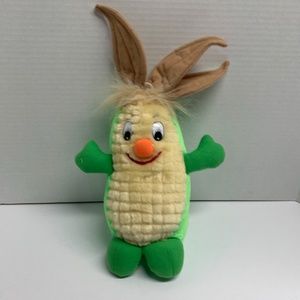 Goffa Plush Corn on the Cob Stuffed Doll Toy 5 in to top of husks